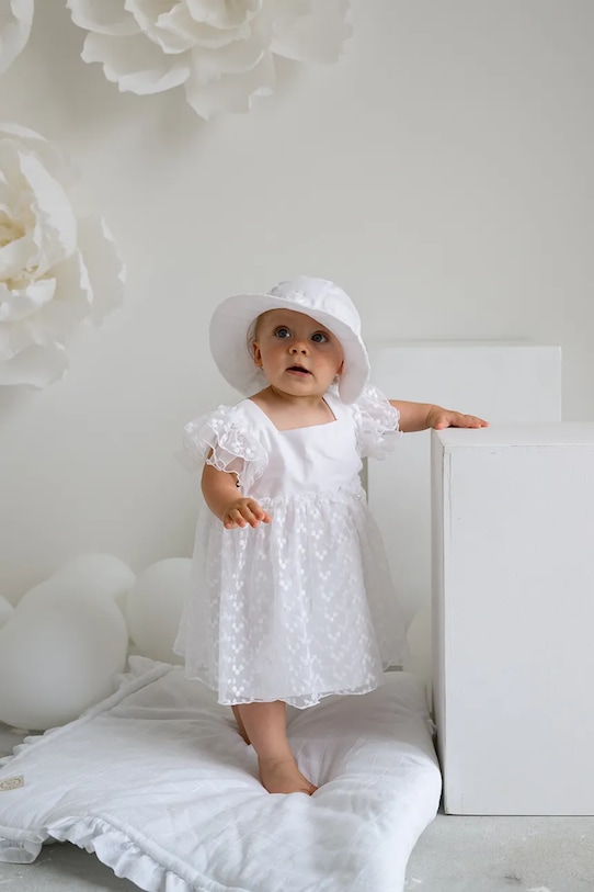 Детская хлопковая шляпа FELIKS Jamiks, белый 
Детская хлопковая шляпа FELIKS Jamiks, белый