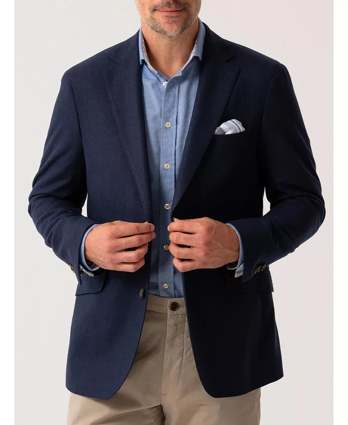 Мужской классический пиджак из смеси шерсти и кашемира Koy Clothing, синий
Мужской классический пиджак из смеси шерсти и кашемира Koy Clothing, синий