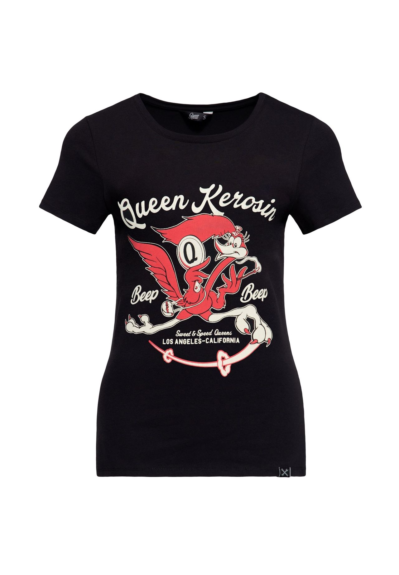 Рубашка с принтом и винтажным изображением комиксов Beep Beep QUEEN KEROSIN, черный
Рубашка с принтом и винтажным изображением комиксов Beep Beep QUEEN KEROSIN, черный