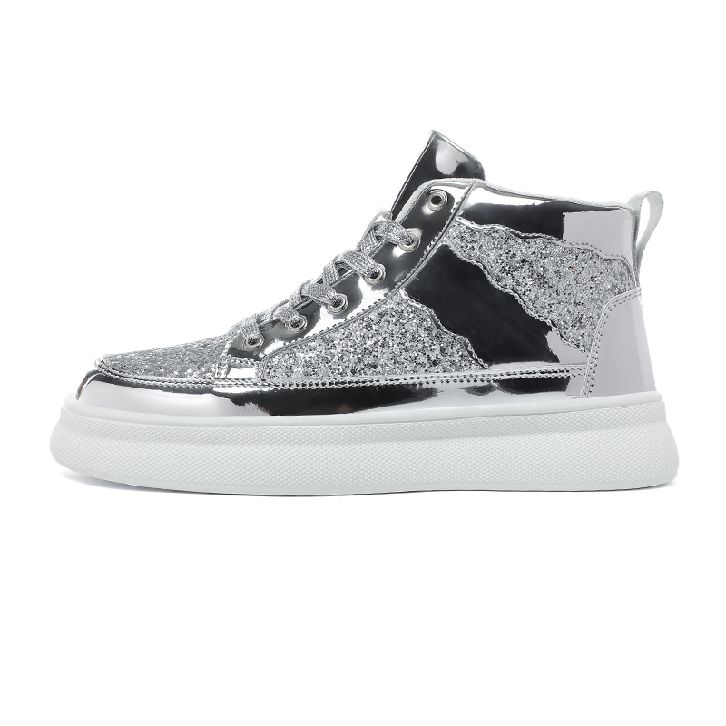JANECO Высокие скейтерские кроссовки мужские серебристые, цвет Silver
JANECO Высокие скейтерские кроссовки мужские серебристые, цвет Silver