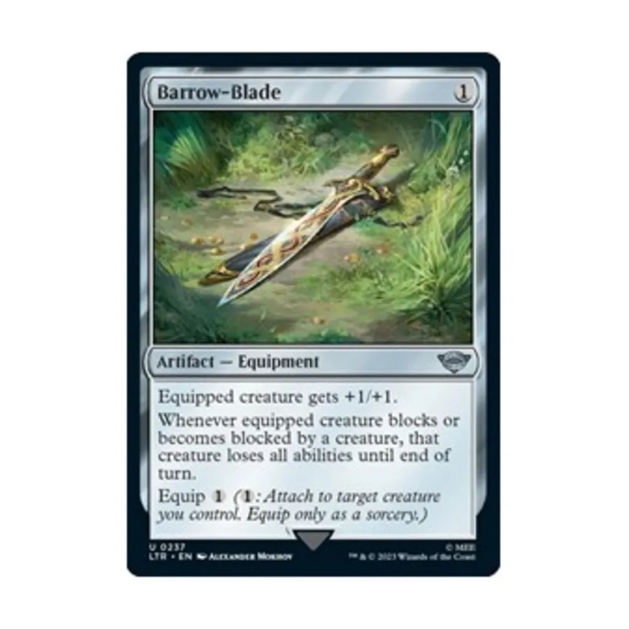 CCG Курганный Клинок (U), MTG - Universes Beyond: Lord of the Rings
CCG Курганный Клинок (U), MTG - Universes Beyond: Lord of the Rings