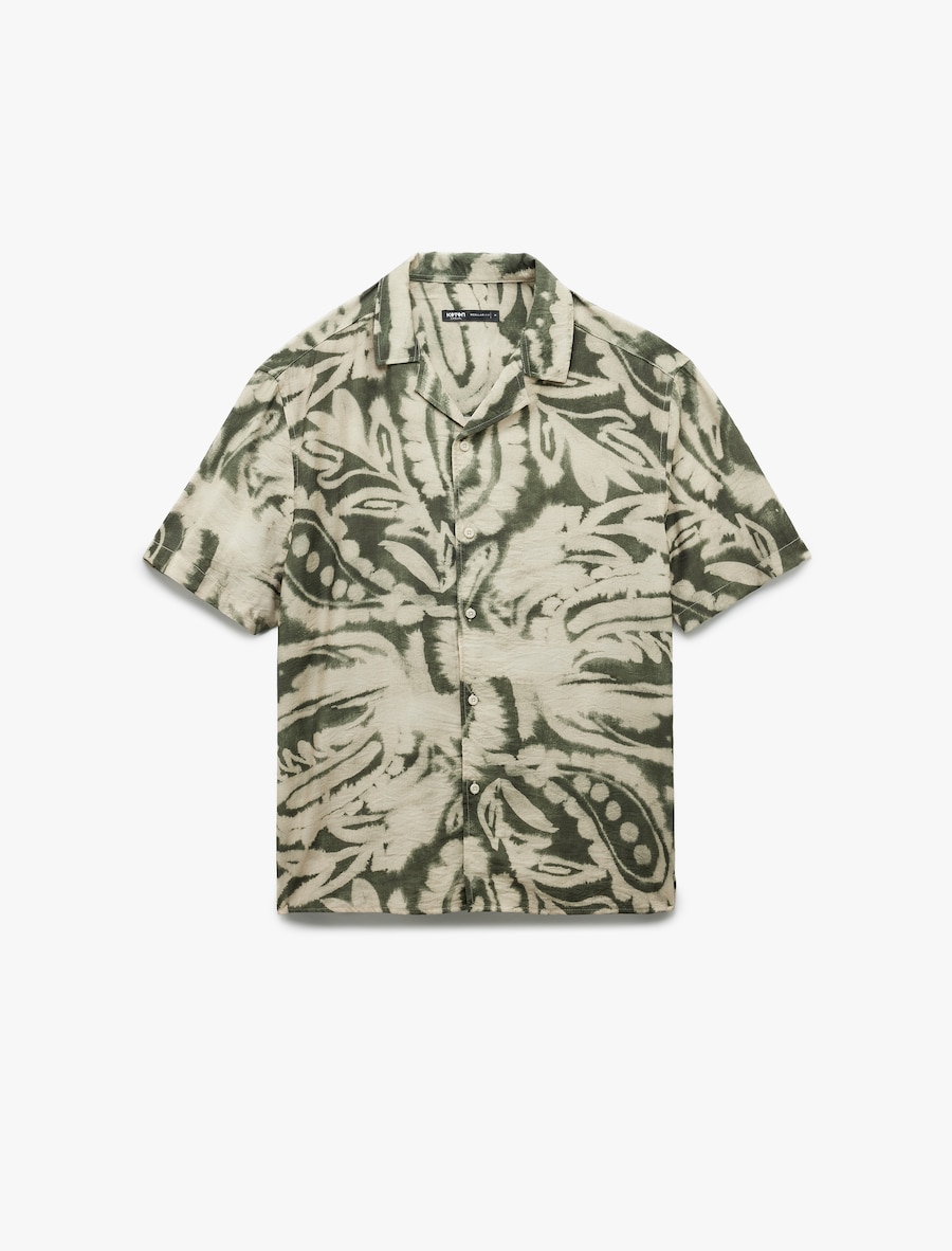 Рубашка на пуговицах Comfort fit Koton, хаки
Рубашка на пуговицах Comfort fit Koton, хаки