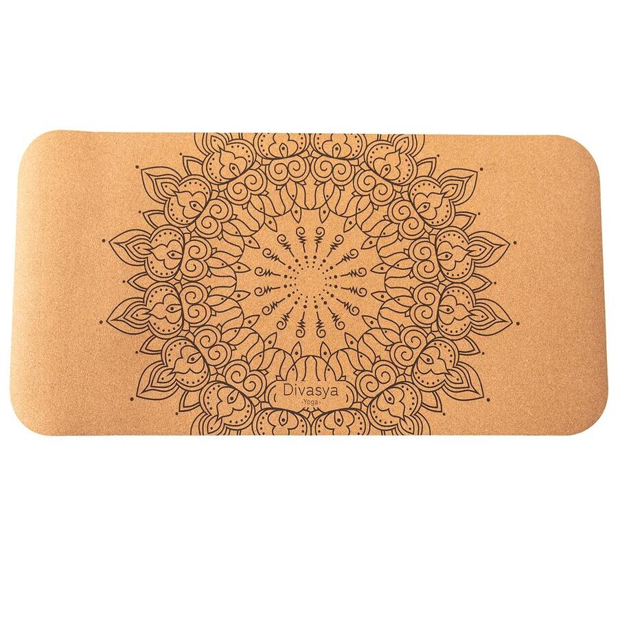 DIVASYA Коврик для йоги из натурального каучука и пробки | 64 x 33 см
DIVASYA Коврик для йоги из натурального каучука и пробки | 64 x 33 см