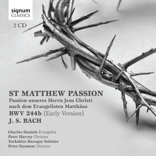 CD диск Bach, J.S. / Daniels / Harvey / Seymour: St. Mattew Passion
CD диск Bach, J.S. / Daniels / Harvey / Seymour: St. Mattew Passion