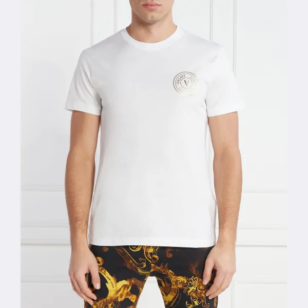 Облегающая футболка Versace, белый
Облегающая футболка Versace, белый