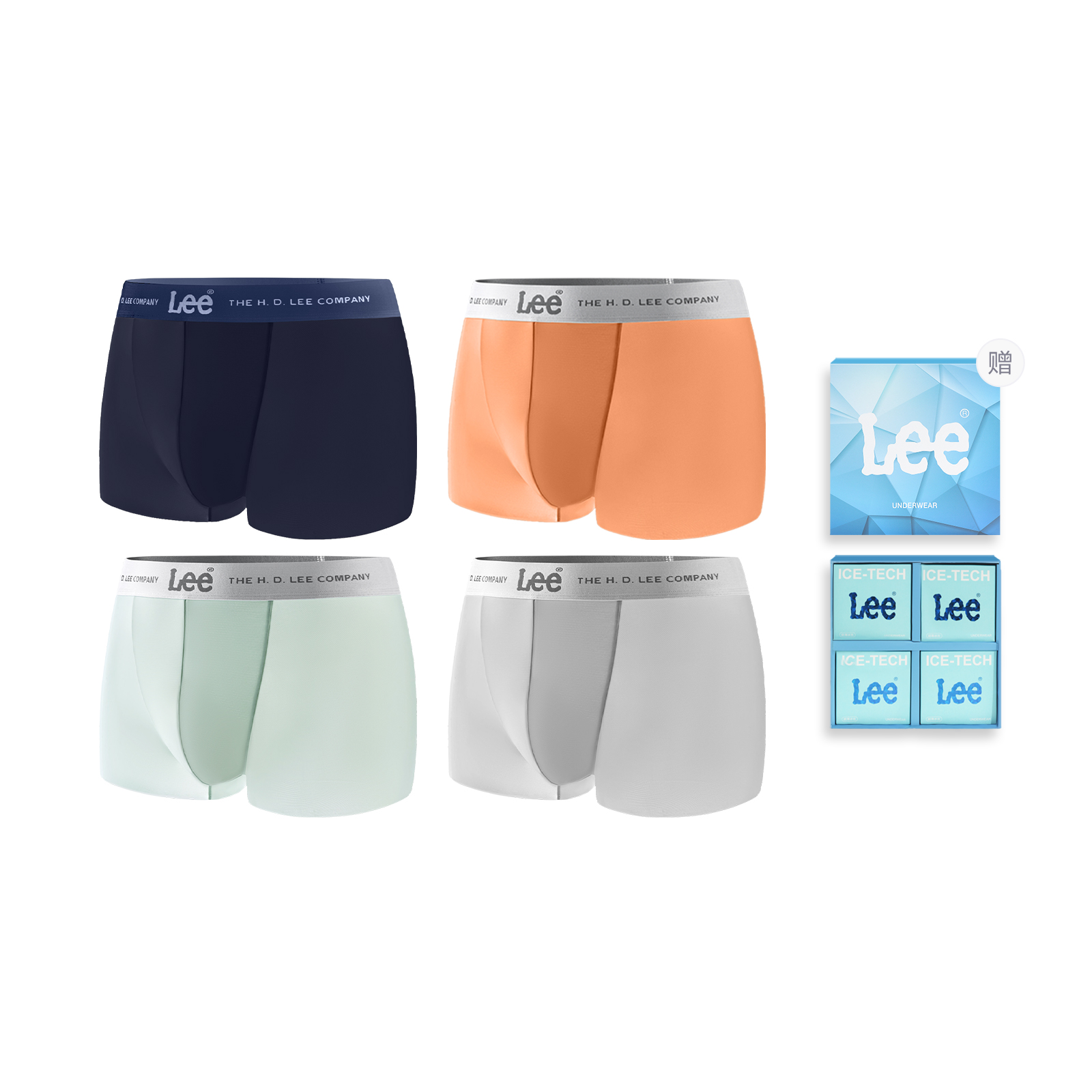 Lee SS25 INDIGO Подарочный набор мужского белья 4 предмета
Lee SS25 INDIGO Подарочный набор мужского белья 4 предмета