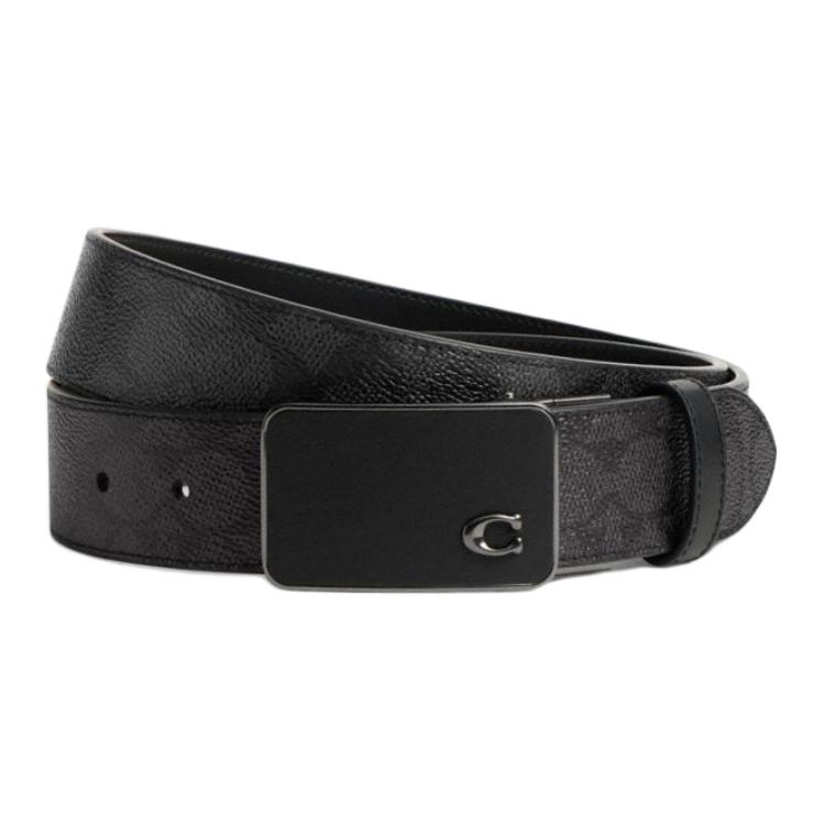 COACH Ремень из искусственной и натуральной кожи мужской угольно-серый черный, Carbon Gray/Black
COACH Ремень из искусственной и натуральной кожи мужской угольно-серый черный, Carbon Gray/Black