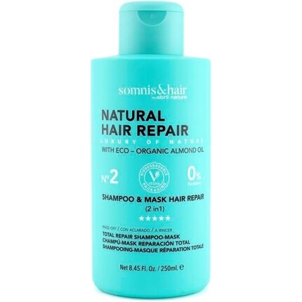 SOMNIS&HAIR Шампунь и маска 2 в 1 для восстановления волос против ломкости 250мл
SOMNIS&HAIR Шампунь и маска 2 в 1 для восстановления волос против ломкости 250мл