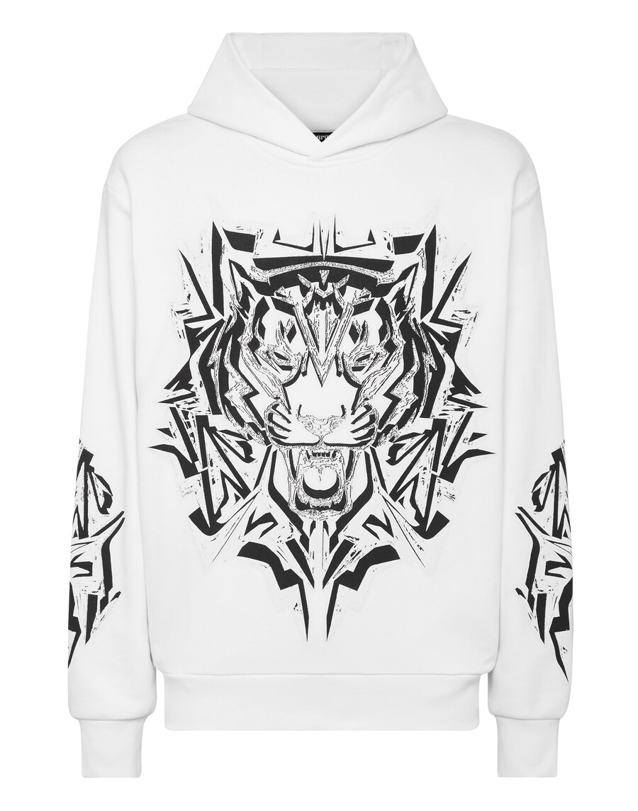 Толстовка с капюшоном Plein Sport Sweatshirt Thunder Tiger, белый
Толстовка с капюшоном Plein Sport Sweatshirt Thunder Tiger, белый