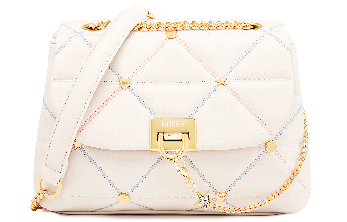 Сумка на цепочке ПУ через плечо женская белая Миффи экрю
Сумка на цепочке ПУ через плечо женская белая Миффи экрю