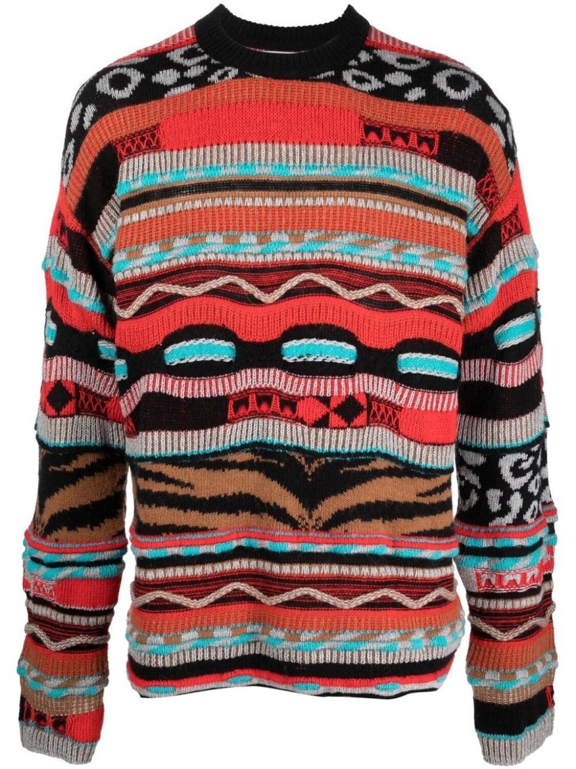 Laneus жаккардовый джемпер с контрастным узором, красный
Laneus жаккардовый джемпер с контрастным узором, красный