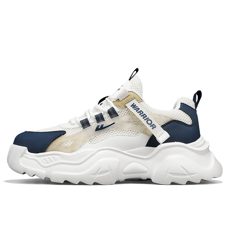 Нескользящие, износостойкие, дышащие низкие повседневные туфли для мужчин WARRIOR, Beige/Light Blue/Red
Нескользящие, износостойкие, дышащие низкие повседневные туфли для мужчин WARRIOR, Beige/Light Blue/Red