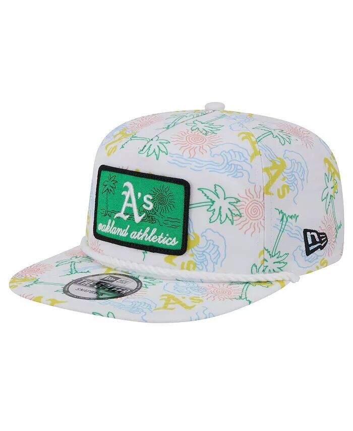 Мужская белая кепка Oakland Athletics Islander Golfer Snapback New Era, белый
Мужская белая кепка Oakland Athletics Islander Golfer Snapback New Era, белый