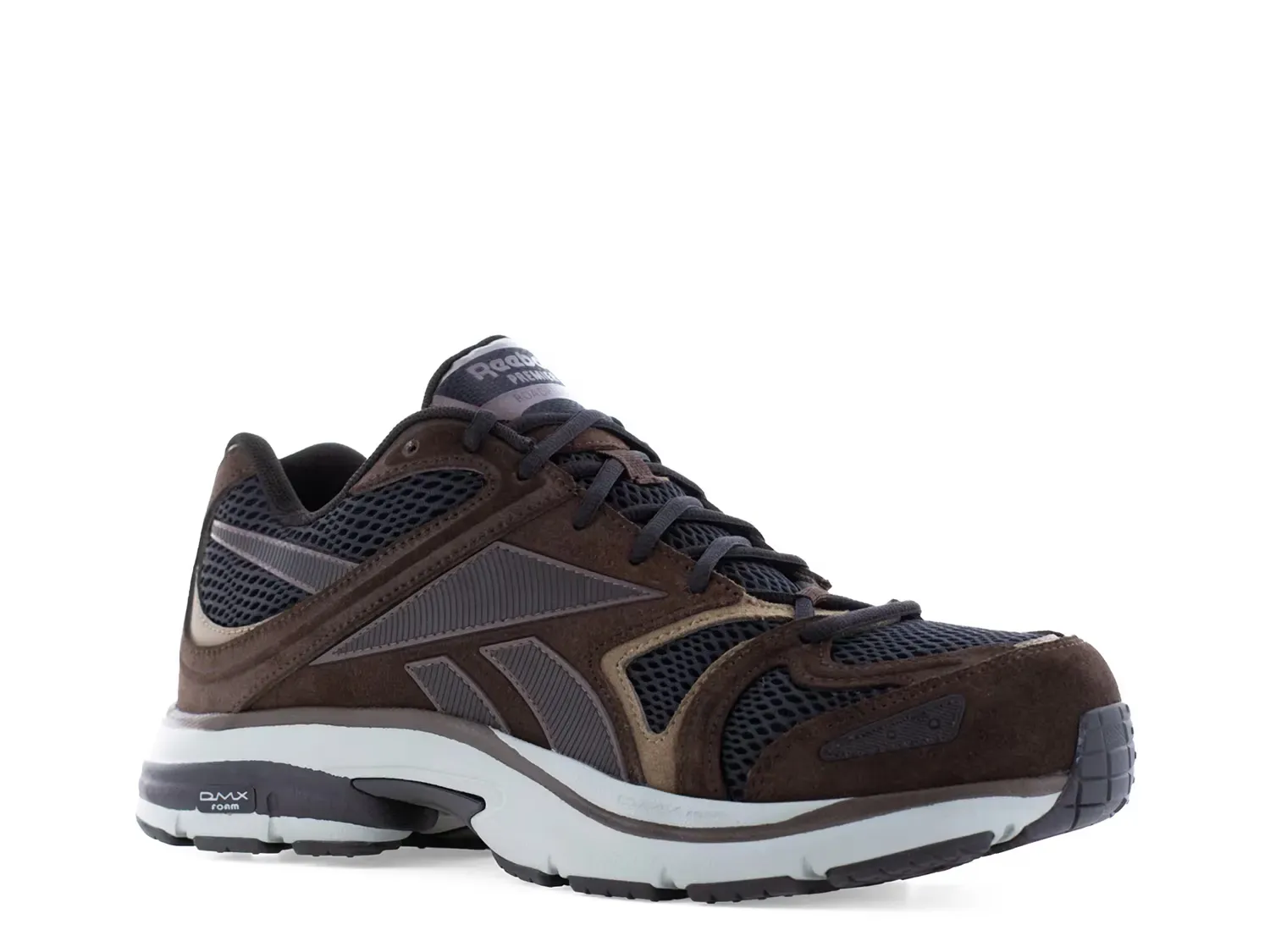 Рабочие кроссовки с композитным мыском Premier Road Plus IV - мужские Reebok Work, Dark Brown
Рабочие кроссовки с композитным мыском Premier Road Plus IV - мужские Reebok Work, Dark Brown