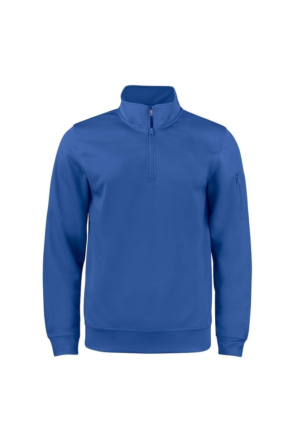 Толстовка Basic Active на молнии на четверть Clique, синий 
Толстовка Basic Active на молнии на четверть Clique, синий