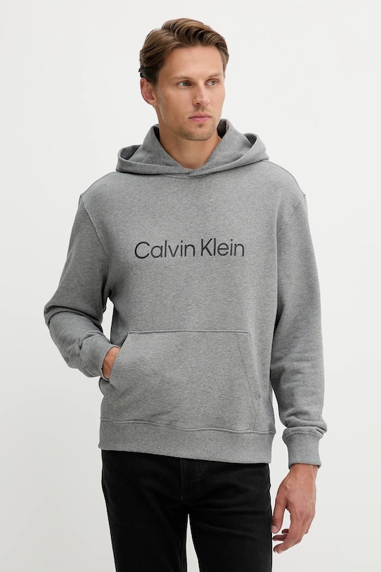 Хлопковая толстовка Calvin Klein, серый
Хлопковая толстовка Calvin Klein, серый
