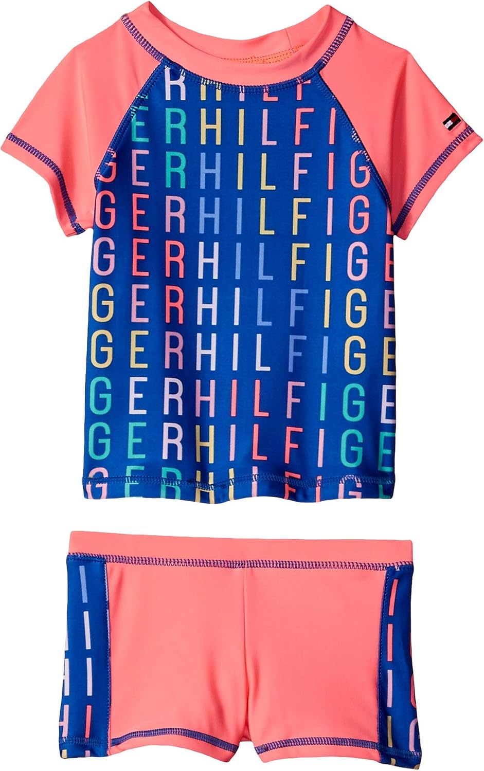 Комплект из двух частей для девочек Tommy Hilfiger Rashguard с защитой от солнца UPF 50+, Jolt Pink
Комплект из двух частей для девочек Tommy Hilfiger Rashguard с защитой от солнца UPF 50+, Jolt Pink