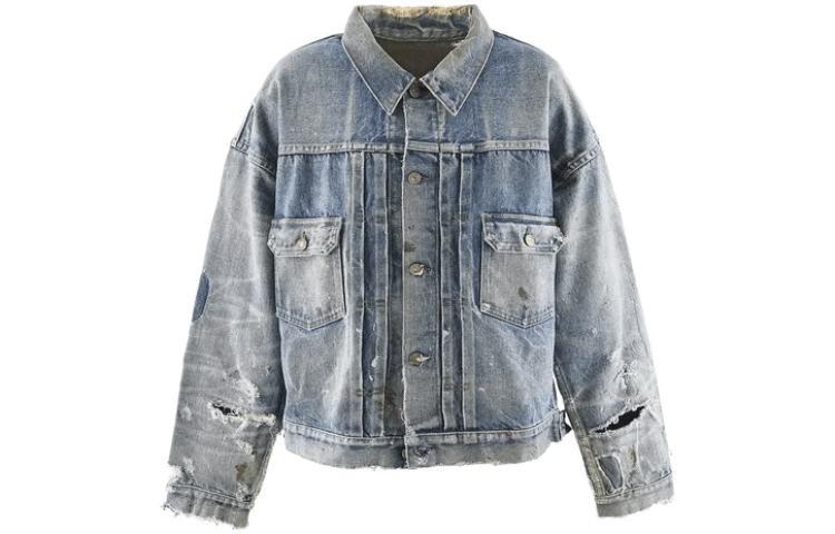 Джинсовая куртка унисекс синий Saint Mxxxxxx
Джинсовая куртка унисекс синий Saint Mxxxxxx