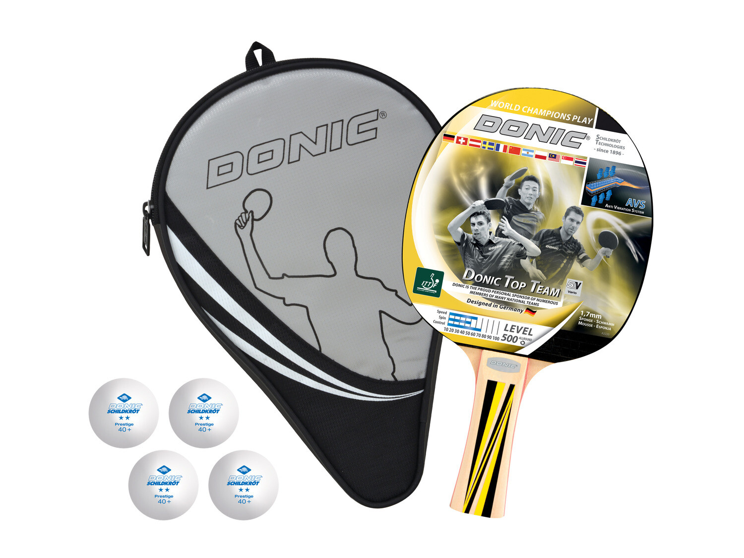 Подарочный набор Donic-Schildkröt для настольного тенниса Top Team 500
Подарочный набор Donic-Schildkröt для настольного тенниса Top Team 500