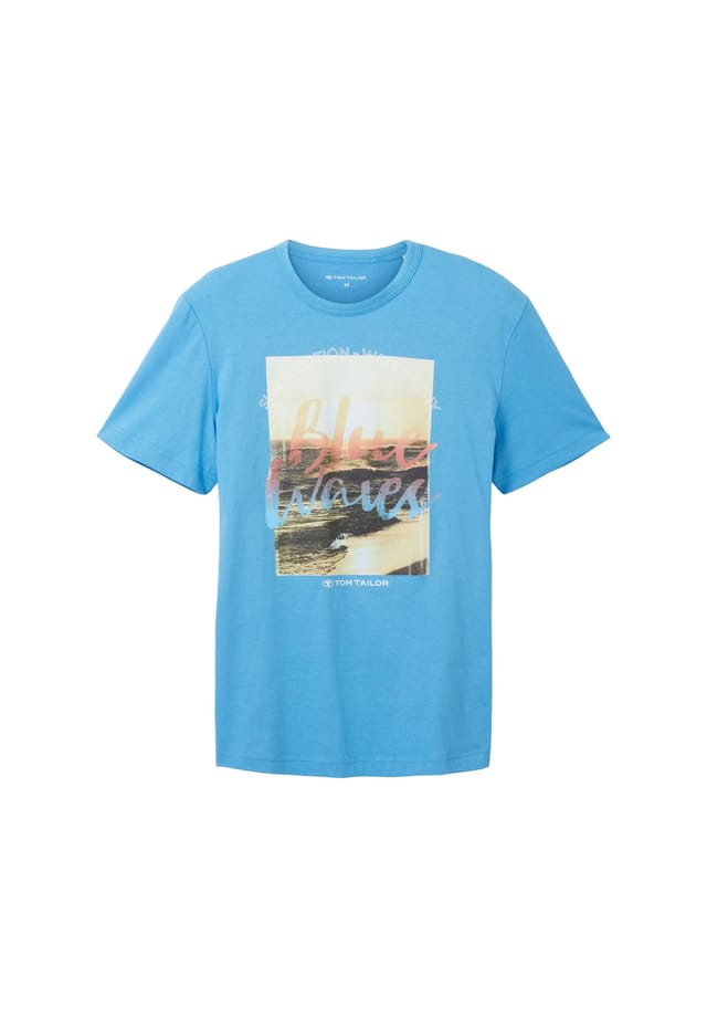 Футболка с коротким рукавом круглым вырезом и фотопринтом Tom Tailor, синий
Футболка с коротким рукавом круглым вырезом и фотопринтом Tom Tailor, синий