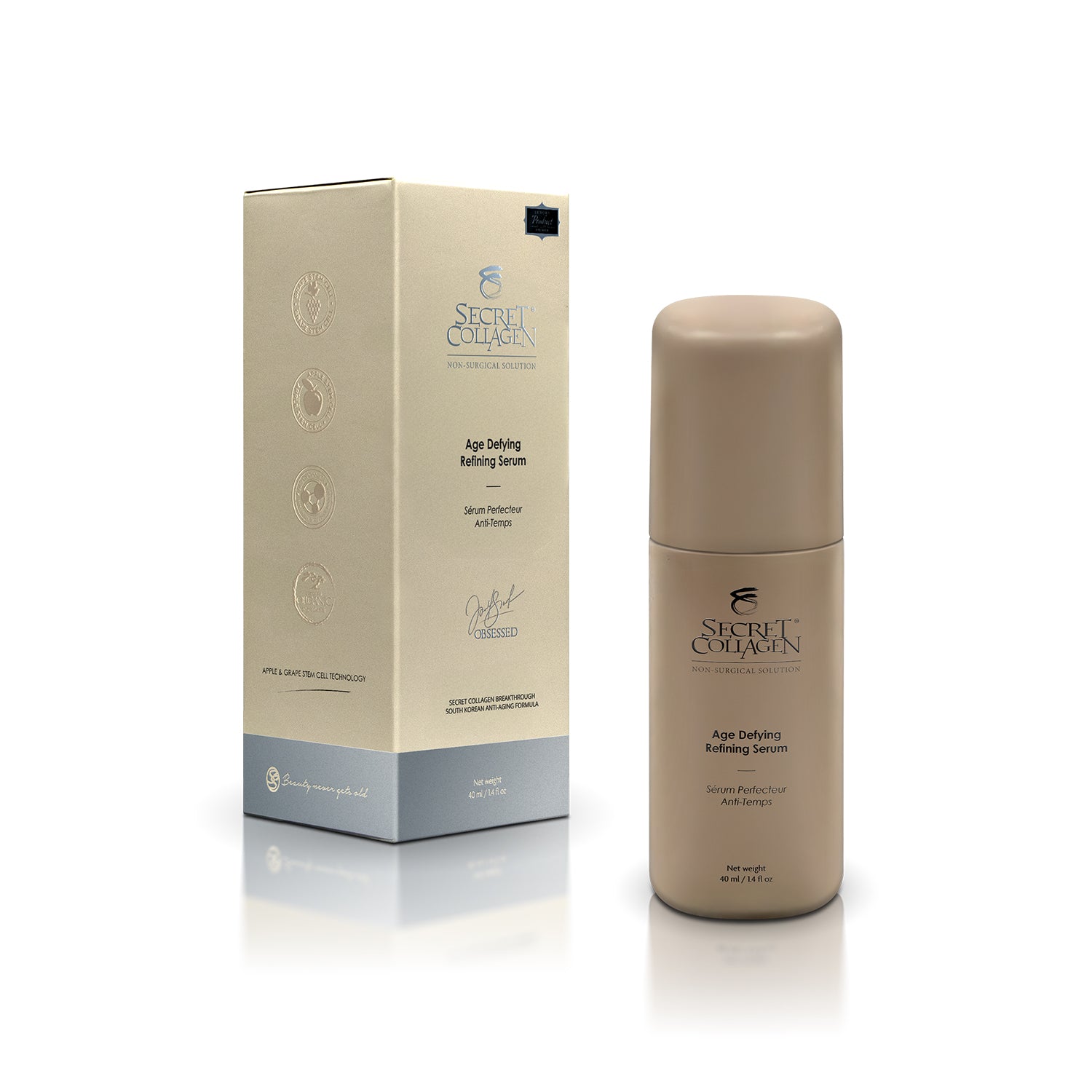 Омолаживающая сыворотка для лица Secret Collagen, 1.4 Oz
Омолаживающая сыворотка для лица Secret Collagen, 1.4 Oz