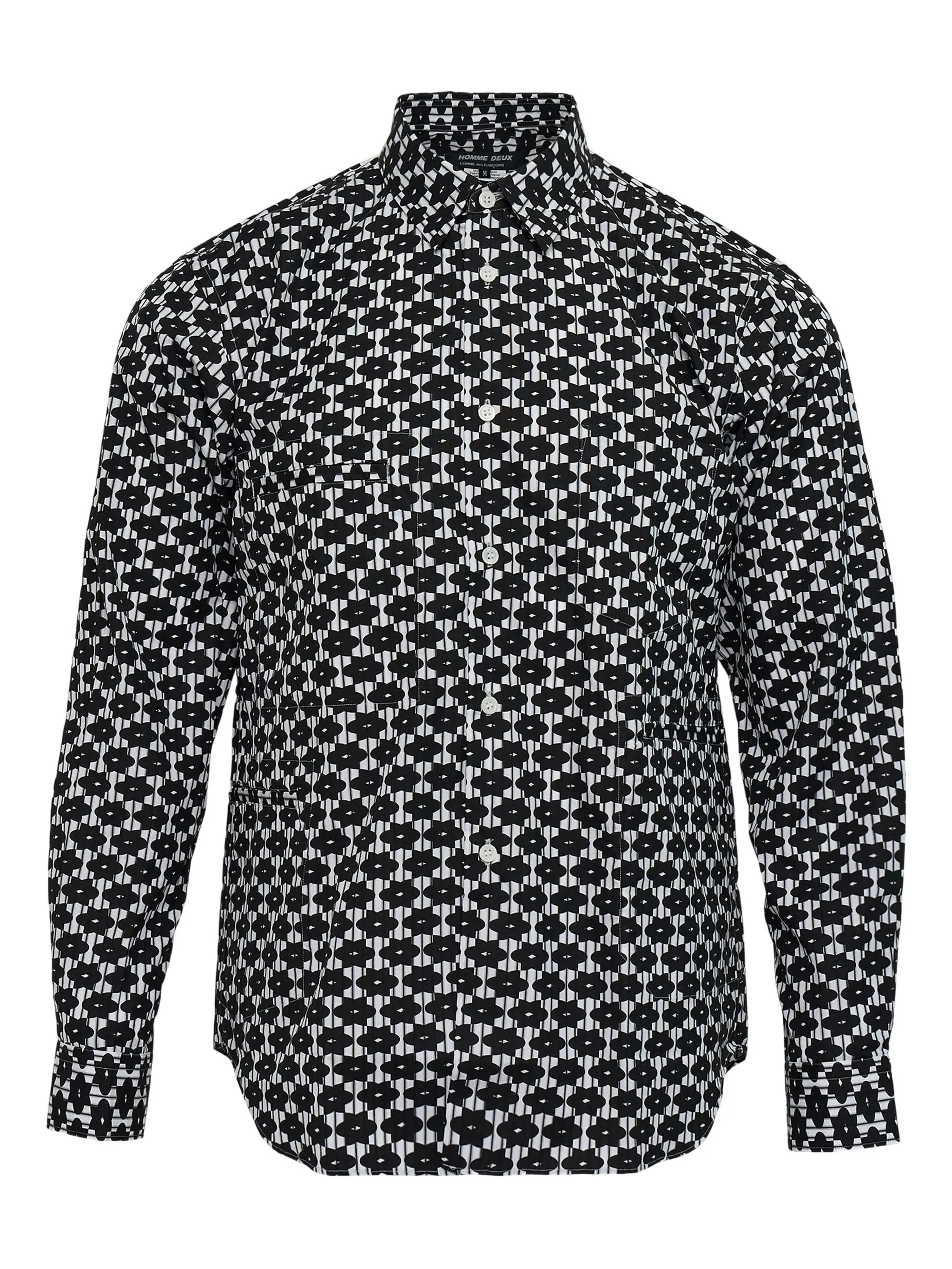 Рубашка с цветочным принтом Comme Des Garçons Homme Deux, черный
Рубашка с цветочным принтом Comme Des Garçons Homme Deux, черный