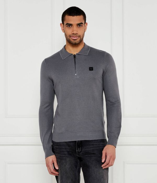 Поло мужское Hugo Sastone на молнии с длинным рукавом, серый
Поло мужское Hugo Sastone на молнии с длинным рукавом, серый