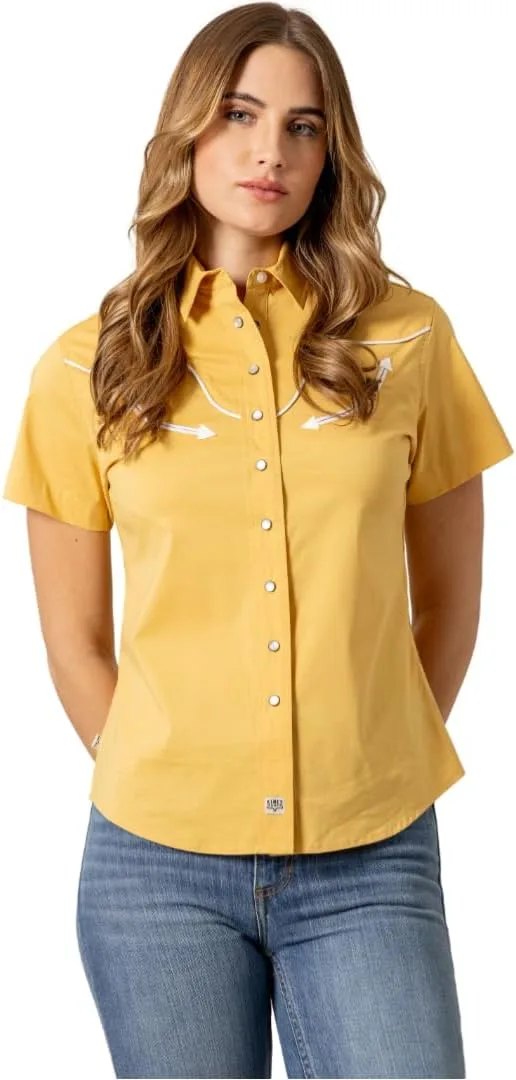 Kimes Ranch Women's Snap Shirt — короткий рукав, застежка на кнопки
Kimes Ranch Women's Snap Shirt — короткий рукав, застежка на кнопки