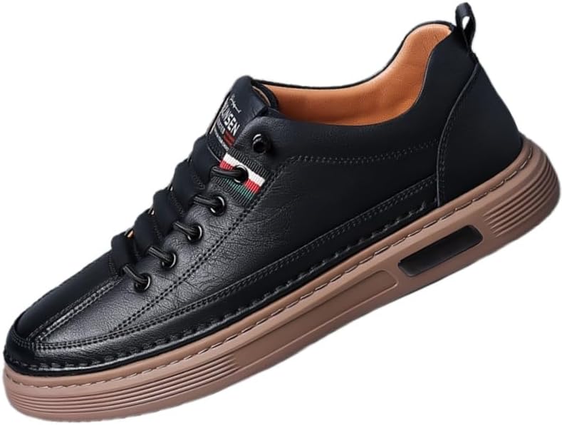 Мужские повседневные спортивные кожаные кроссовки на мягкой подошве для весны и осени - комфортные и дышащие - подходят для ежедневного использования на улице Clolinde, черный
Мужские повседневные спортивные кожаные кроссовки на мягкой подошве для весны и осени - комфортные и дышащие - подходят для ежедневного использования на улице Clolinde, черный