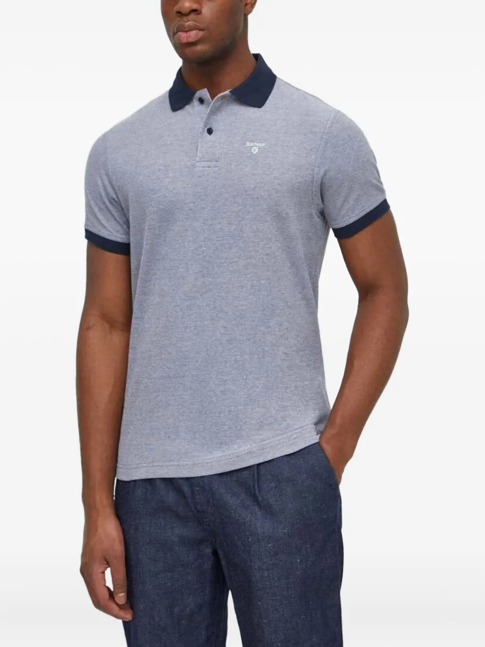 Рубашка поло с вышитым логотипом Barbour, синий
Рубашка поло с вышитым логотипом Barbour, синий