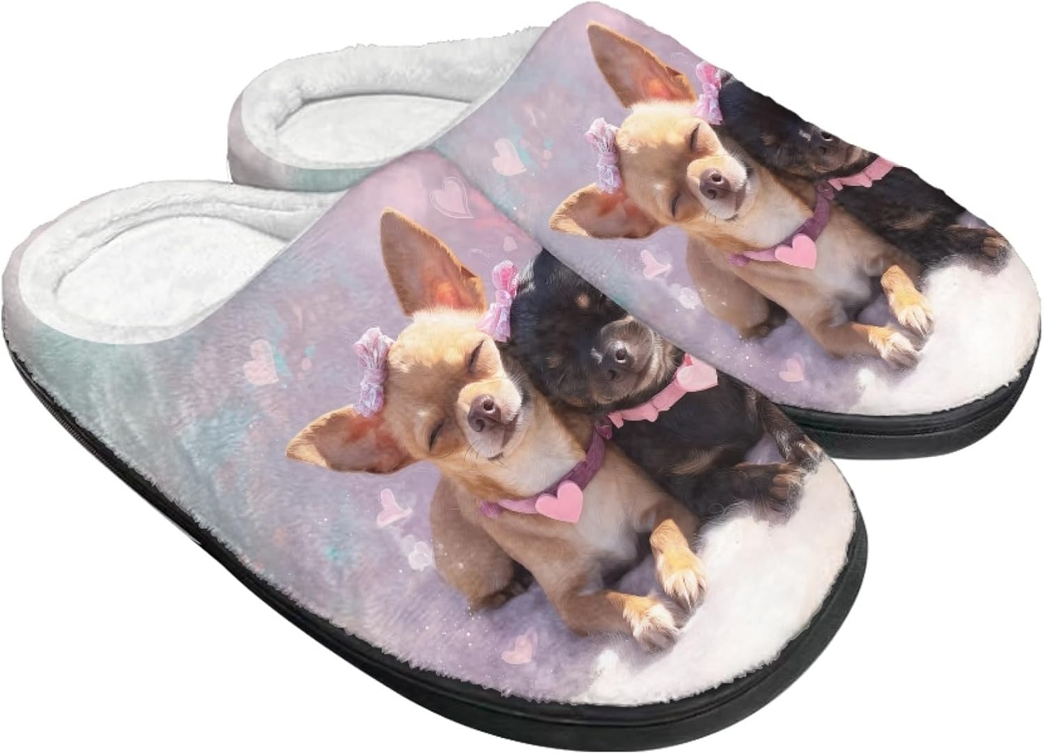 Уютные пушистые домашние тапочки для женщин и мужчин, закрытые плоские плюшевые хлопковые тапочки для дома, мягкая нескользящая резиновая подошва, тапочки для дома и улицы Wanzuoeng, Pink - Chihuahua
Уютные пушистые домашние тапочки для женщин и мужчин, закрытые плоские плюшевые хлопковые тапочки для дома, мягкая нескользящая резиновая подошва, тапочки для дома и улицы Wanzuoeng, Pink - Chihuahua