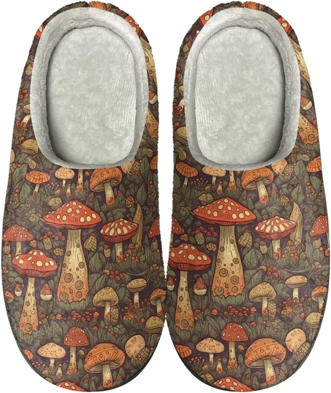Пушистые зимние домашние тапочки для женщин и мужчин Tribal с милым бабочкой, уютные тапочки для осени и зимы, противоскользящие Semiouray, Retro Mushroom
Пушистые зимние домашние тапочки для женщин и мужчин Tribal с милым бабочкой, уютные тапочки для осени и зимы, противоскользящие Semiouray, Retro Mushroom