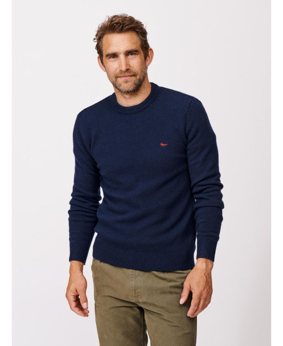 Мужской свитер Phillips из овечьей шерсти с круглым вырезом Aubin, Navy
Мужской свитер Phillips из овечьей шерсти с круглым вырезом Aubin, Navy