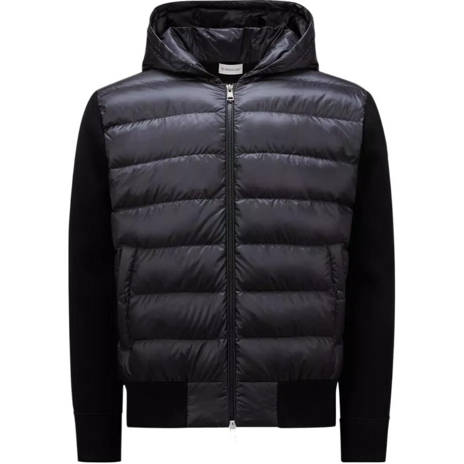 Куртка мужская Moncler с капюшоном, черный 
Куртка мужская Moncler с капюшоном, черный