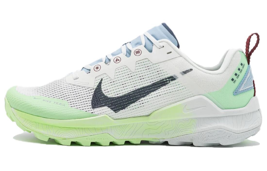 Кроссовки для бега Wildhorse 8 женские с низким верхом, белые/зеленые Nike 
Кроссовки для бега Wildhorse 8 женские с низким верхом, белые/зеленые Nike
