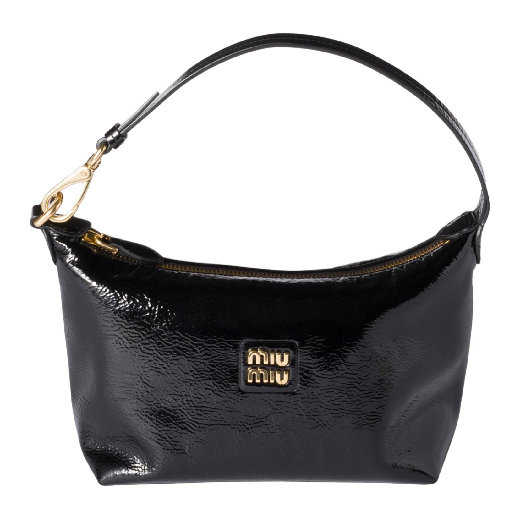 MIU MIU Сумка Naplak Patent Leather Pouch Women's Black
MIU MIU Сумка Naplak Patent Leather Pouch Women's Black