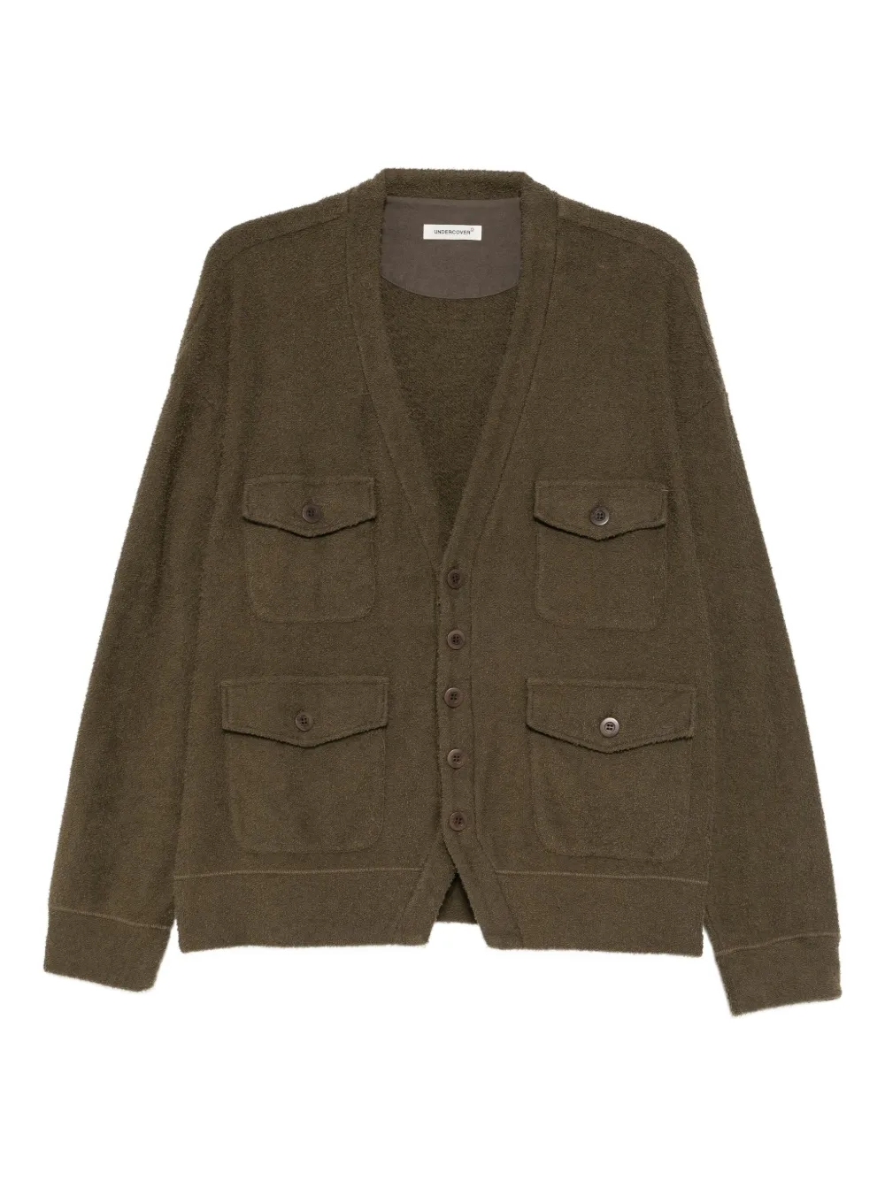 Кардиган с карманами Undercover, зеленый
Кардиган с карманами Undercover, зеленый