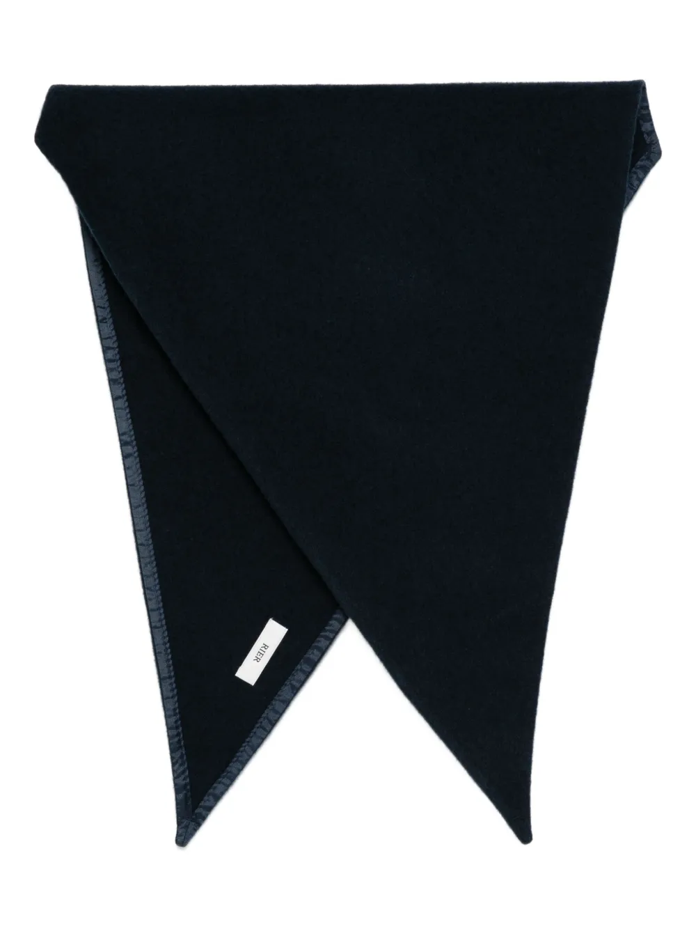 Треугольный шерстяной шарф Rier, синий
Треугольный шерстяной шарф Rier, синий
