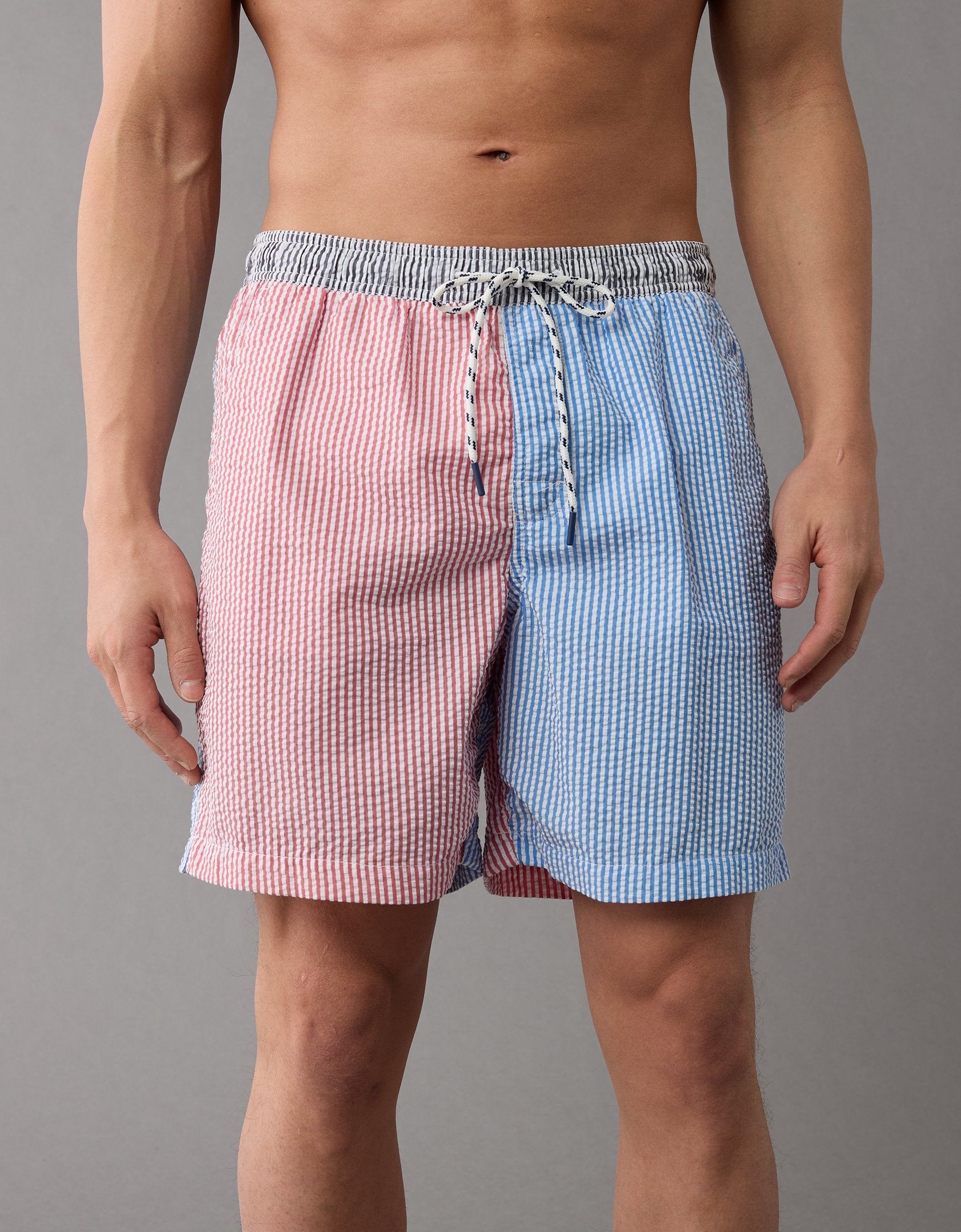 Плавки-шорты AE Colorblock Striped Flex 7" American Eagle Outfitters, цвет powder blue
Плавки-шорты AE Colorblock Striped Flex 7" American Eagle Outfitters, цвет powder blue