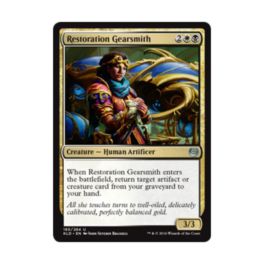 CCG Кузнец-восстановитель (U), MTG - Kaladesh
CCG Кузнец-восстановитель (U), MTG - Kaladesh