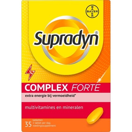 Supradyn Комплекс Forte Multivitamins - Для дополнительной энергии при усталости - 35 таблеток
Supradyn Комплекс Forte Multivitamins - Для дополнительной энергии при усталости - 35 таблеток