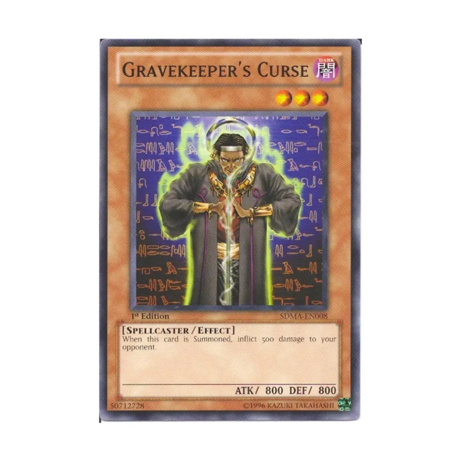 CCG Проклятие могильщика (обычное), Yu-Gi-Oh - Structure Deck - Marik - Singles 
CCG Проклятие могильщика (обычное), Yu-Gi-Oh - Structure Deck - Marik - Singles