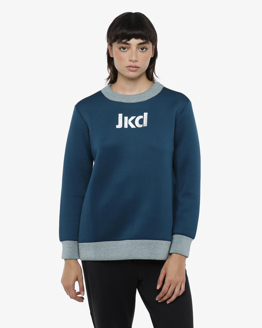 JAKED Женская толстовка бирюзового цвета из синтетического материала для фитнеса
JAKED Женская толстовка бирюзового цвета из синтетического материала для фитнеса