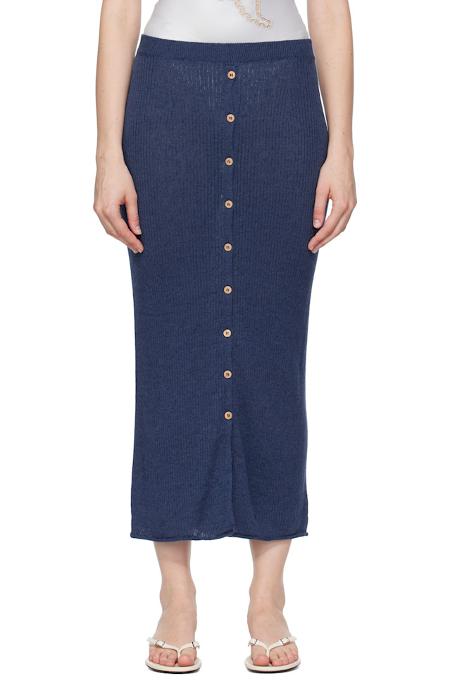 Юбка миди с драпировкой Baserange, синий
Юбка миди с драпировкой Baserange, синий