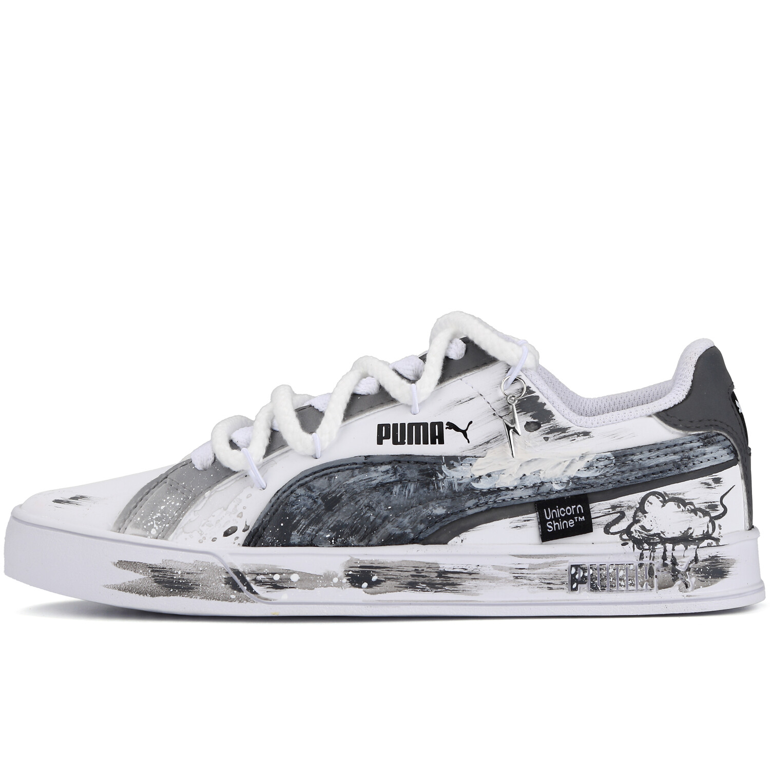 Кроссовки для скейтбординга Smash Vulc унисекс с низким верхом Puma, черный
Кроссовки для скейтбординга Smash Vulc унисекс с низким верхом Puma, черный