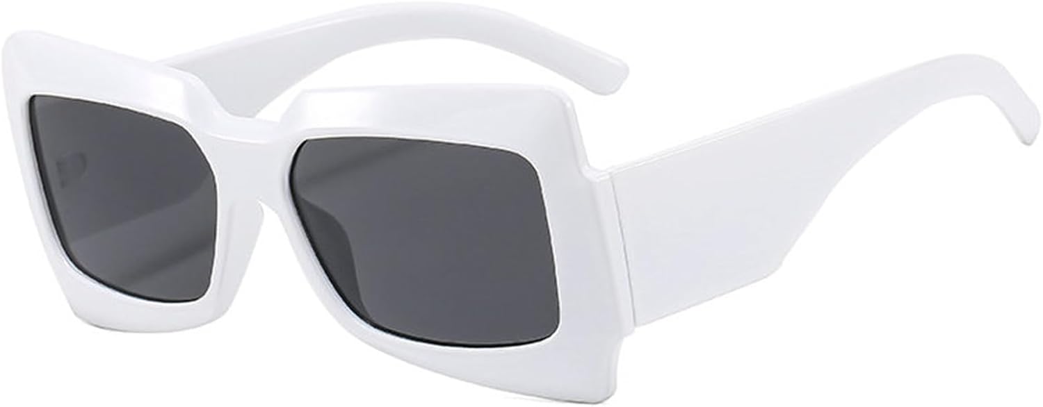 Солнцезащитные очки Willochra Square Candy color для женщин, защита от УФ-излучения UV400, модные очки для мужчин, трендовые панк-очки с широкими дужками, нестандартной формы, White
Солнцезащитные очки Willochra Square Candy color для женщин, защита от УФ-излучения UV400, модные очки для мужчин, трендовые панк-очки с широкими дужками, нестандартной формы, White