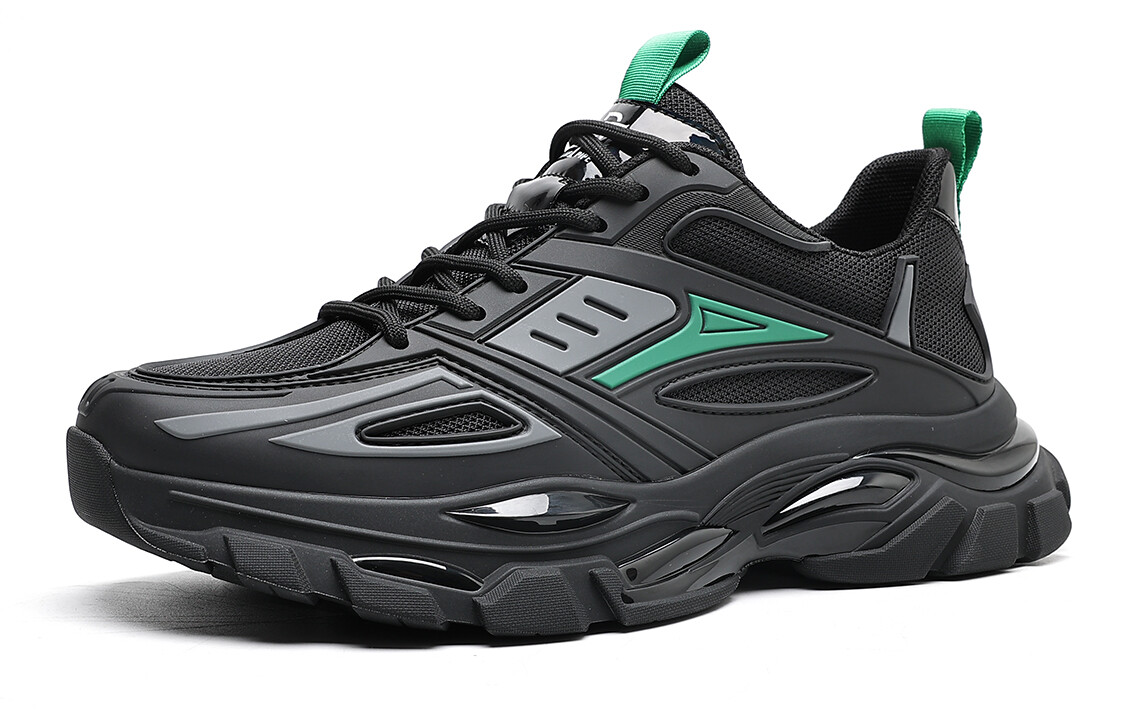 Мужские кроссовки Lifestyle с низким верхом, цвет черный/зеленый Trumppipe
Мужские кроссовки Lifestyle с низким верхом, цвет черный/зеленый Trumppipe