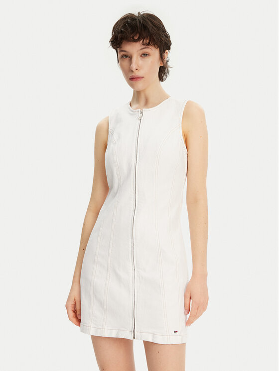 Облегающее джинсовое платье DW0DW20420 Tommy Jeans, экрю
Облегающее джинсовое платье DW0DW20420 Tommy Jeans, экрю