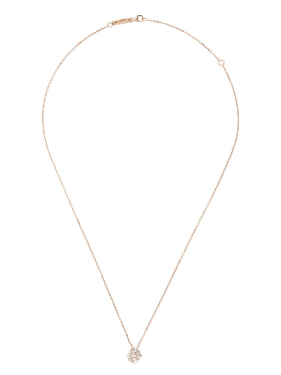 Золотое колье с подвеской и бриллиантами Suzanne Kalan, розовый 
Золотое колье с подвеской и бриллиантами Suzanne Kalan, розовый