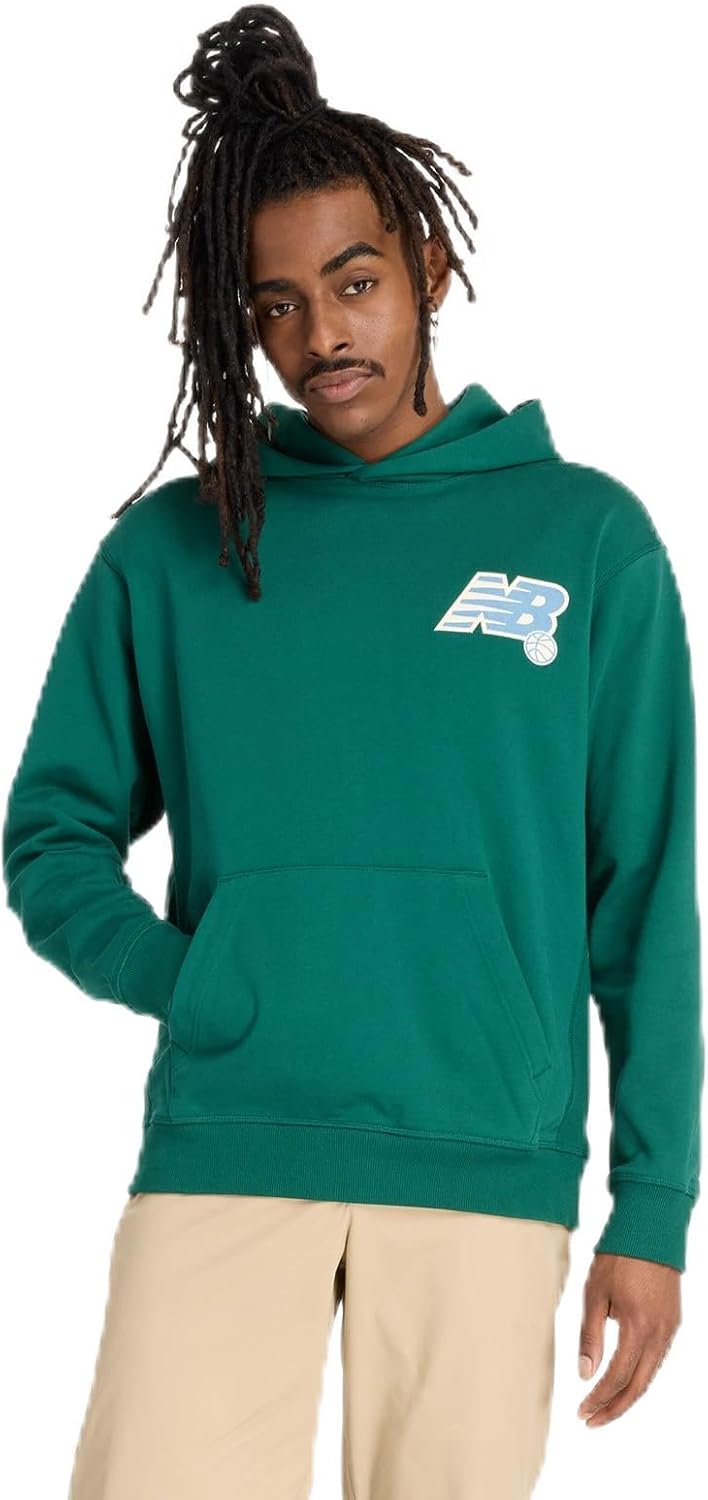 Мужская толстовка New Balance Athletics Relaxed 550 League с капюшоном (MT43563) из флиса, зеленый
Мужская толстовка New Balance Athletics Relaxed 550 League с капюшоном (MT43563) из флиса, зеленый